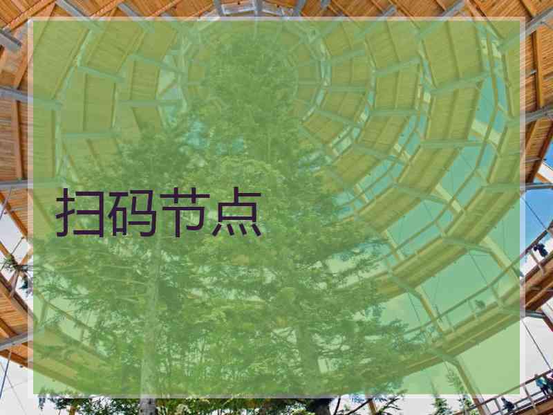 扫码节点 扫码节点