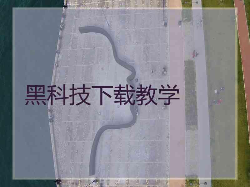 黑科技下载教学