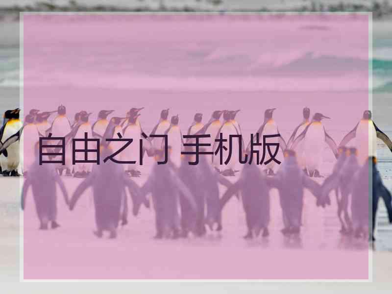 自由之门 手机版