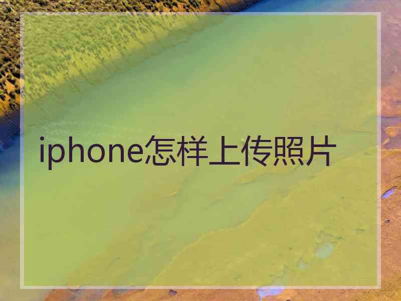 iphone怎样上传照片